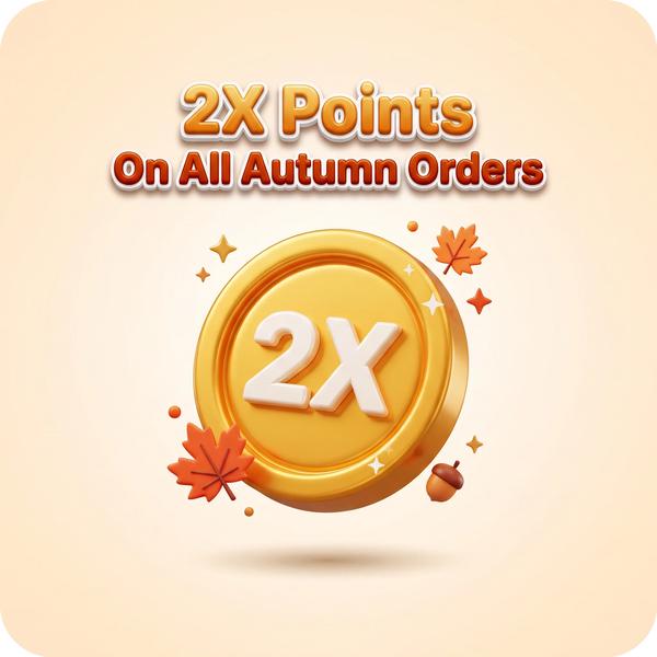 Double points on your order