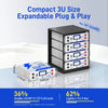 Upgrade Gen2 48V 100Ah 3U Server Rack LiFePO4 Battery with Bluetooth