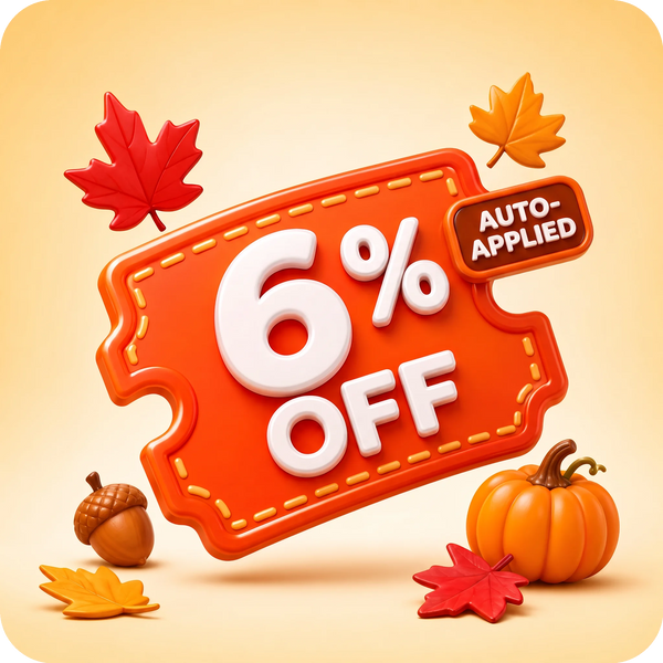 Limited-time 6% off site-wide