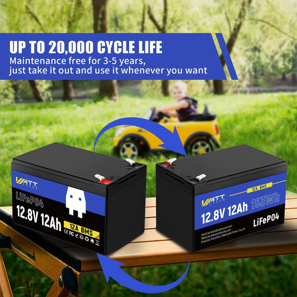 12V 12Ah LiFePO4 Battery
