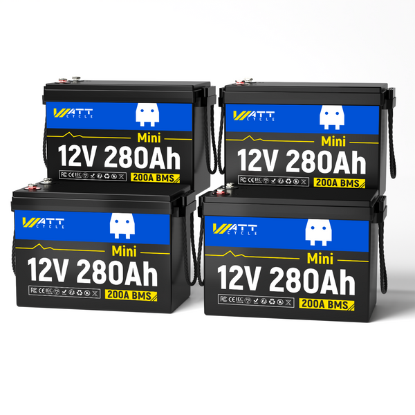 【🔥Extended Black Friday Offer】12V 280Ah Mini LiFePO4 Battery | 200A BMS | 3584Wh