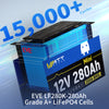 【🎃Clearance Sale: ONLY $659.99】12V 280Ah Mini LiFePO4 Battery | 200A BMS | 3584Wh