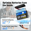 12V 314Ah MINI Bluetooth LiFePO4 Battery | 200A BMS | 4019Wh