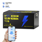 Batterie LiFePO4 12 V 628 Ah avec Bluetooth | BMS 300 A | 8038 Wh