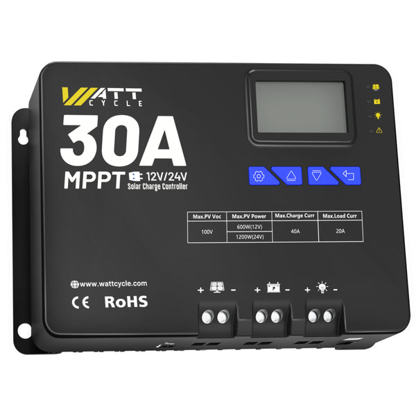 12V/24V 30A MPPT Solar Charge Controller