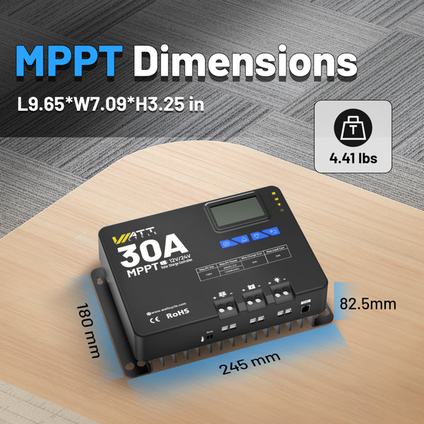 12V/24V 30A MPPT Solar Charge Controller