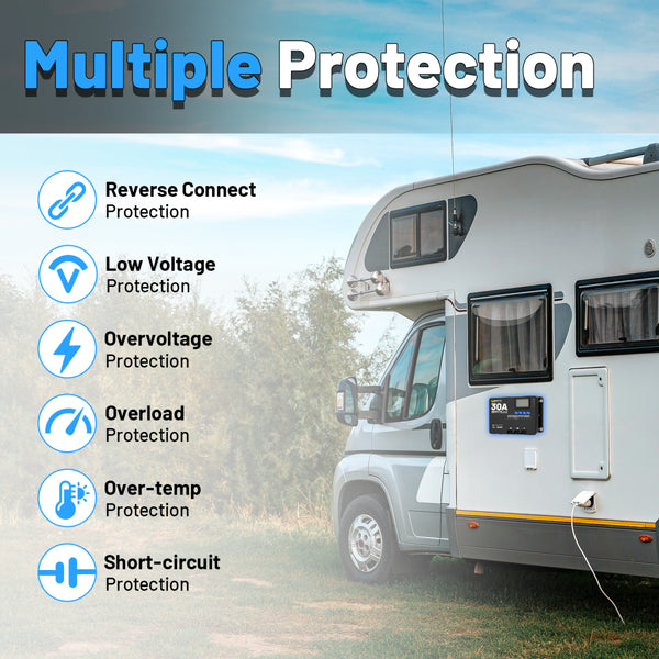 12V/24V 30A MPPT Solar Charge Controller