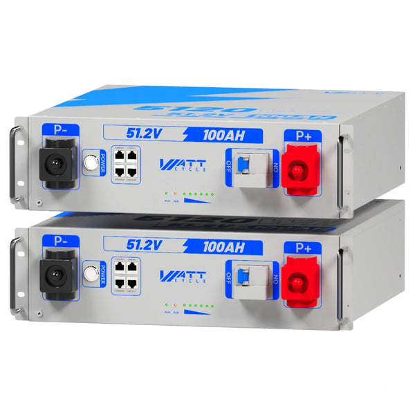 【30 Days Pre Sale】48V (51.2V) 100Ah 3U Server Rack LiFePO4 Battery with Bluetooth