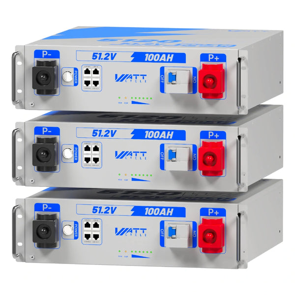 【30 Days Pre Sale】48V (51.2V) 100Ah 3U Server Rack LiFePO4 Battery with Bluetooth