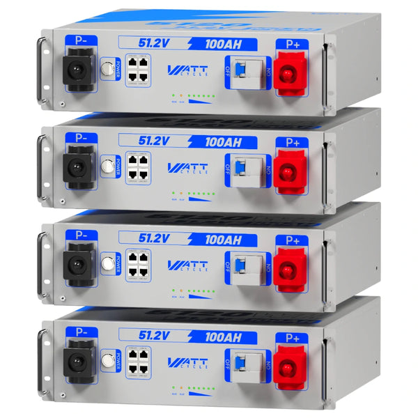 【30 Days Pre Sale】48V (51.2V) 100Ah 3U Server Rack LiFePO4 Battery with Bluetooth