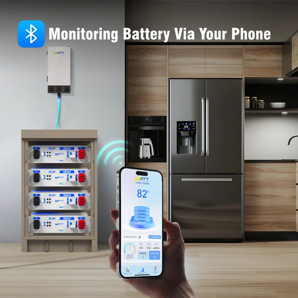 【30 Days Pre Sale】48V (51.2V) 100Ah 3U Server Rack LiFePO4 Battery with Bluetooth