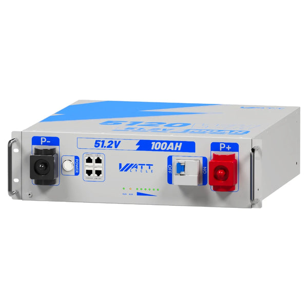 【30 Days Pre Sale】48V (51.2V) 100Ah 3U Server Rack LiFePO4 Battery with Bluetooth