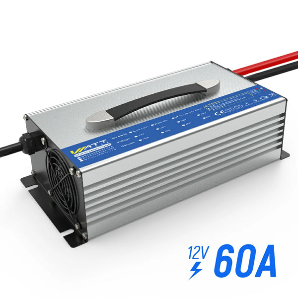 14.6V 60A Aluminum Shell LiFePO4 Battery Charger | Perfect for 12V 314Ah