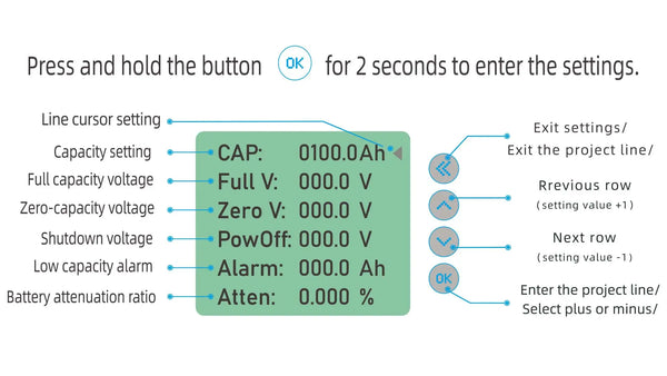 500A LiFePO4 Battery Monitor with Shunt