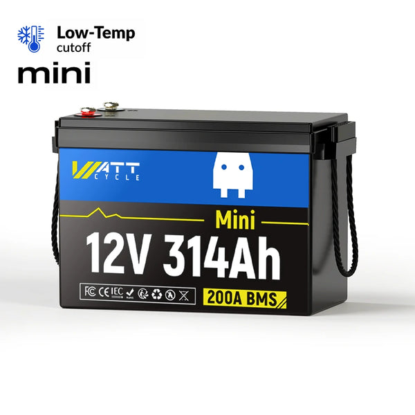 【🎃Clearance Sale: ONLY $659.99】12V 280Ah Mini LiFePO4 Battery | 200A BMS | 3584Wh