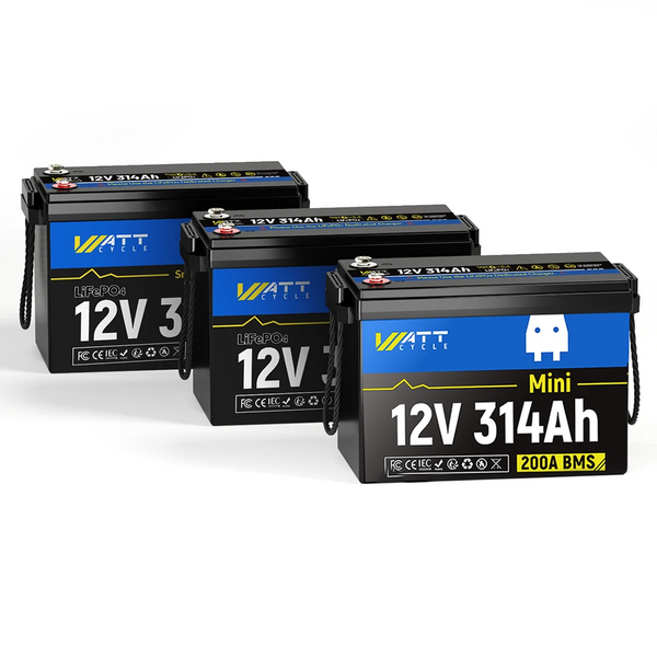 【🎃Halloween Treat】12V 314Ah MINI Bluetooth LiFePO4 Battery | 200A BMS | 4019Wh