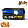 【🎃Halloween Treat】12V 200Ah LiFePO4 Battery | 200A BMS | 2560Wh