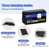 12V 200Ah Plus LiFePO4 Deep Cycle Battery | 200A BMS | 2560Wh | Low-temp Protection
