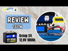 12V 100Ah Group 24 LiFePO4 Battery + 12V 20A Charger