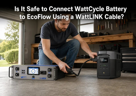 Is It Safe to Connect WattCycle Battery to EcoFlow Using a WattLINK Expansion Cable?