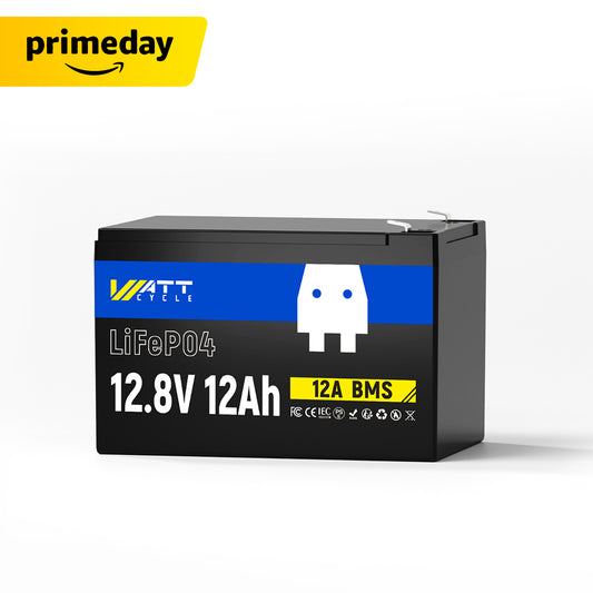 【⏰Prime Day】12V 12Ah LiFePO4 Battery