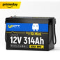 【⏰Prime Day】12V 314Ah LiFePO4 Battery with Bluetooth
