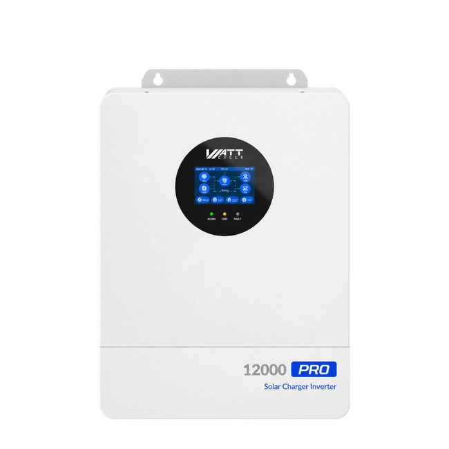 ⚡New Arrival⚡ WattCycle V2 48V 12kW All-in-one Split Phase Hybrid Inverter - UL1741 Certified, 120/240V, 24kW Dual MPPT, 250A Charger, Wi-Fi connection