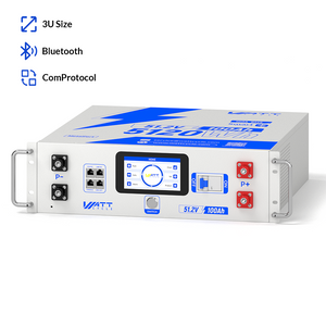 ⚡️Précommande – Expédition le 20 juillet⚡️ Batterie LiFePO4 48 V 100 Ah 3U pour rack serveur, version améliorée avec Bluetooth