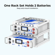⚡️ Pre-Order | Ships Aug 5⚡️ Upgrade V2 Seismic Stackable 2-Tier Modular Battery Cabinet for Rack-Mounted Batteries