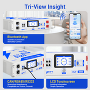 WattCycle V2.5 48V 100Ah LiFePO₄ Rack Battery – 3A Active Balancing | LCD | Bluetooth | Smart Comms