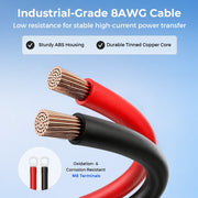 ⚡️Coming Soon⚡️WattLINK P90D Expansion Cable for Bluetti AC300/AC200MAX/AC200L, 48V Battery-to-PPS Adapter with 80A Fuse & 8AWG Wire