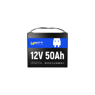 ⚡️New Arrival⚡️ WattCycle 12V 50Ah LiFePO4 Battery for Fish Finder, LiveScope & Kayak Fishing