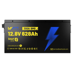 12V 628Ah Bluetooth LiFePO4 Battery | 300A BMS | 8038Wh