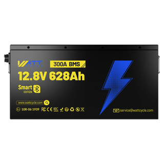 12V 628Ah Bluetooth LiFePO4 Battery | 300A BMS | 8038Wh