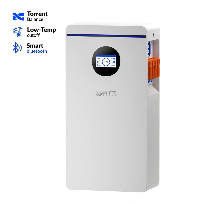 ⚡️Early Bird Price C$3999.99⚡️WattCycle 16kWh 48V 314Ah Floor Standing Bluetooth LiFePO4 - Heavy-Duty Build