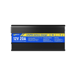 14.6V 20A Aluminum Shell LiFePO4 Battery Charger | Perfect for 12V 100Ah/200Ah