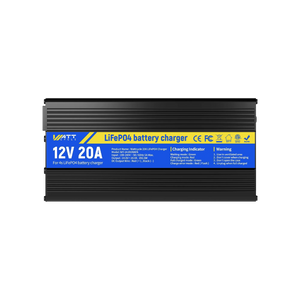 14.6V 20A Aluminum Shell LiFePO4 Battery Charger | Perfect for 12V 100Ah/200Ah