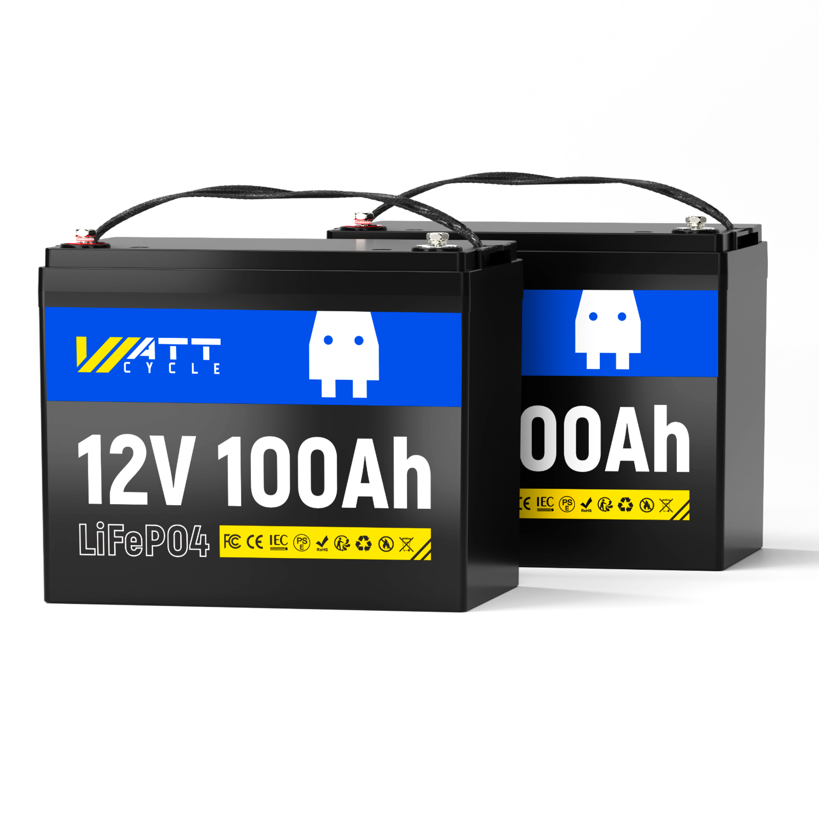 WattCycle-12V-100A-LiFePO4-Battery-2PACK