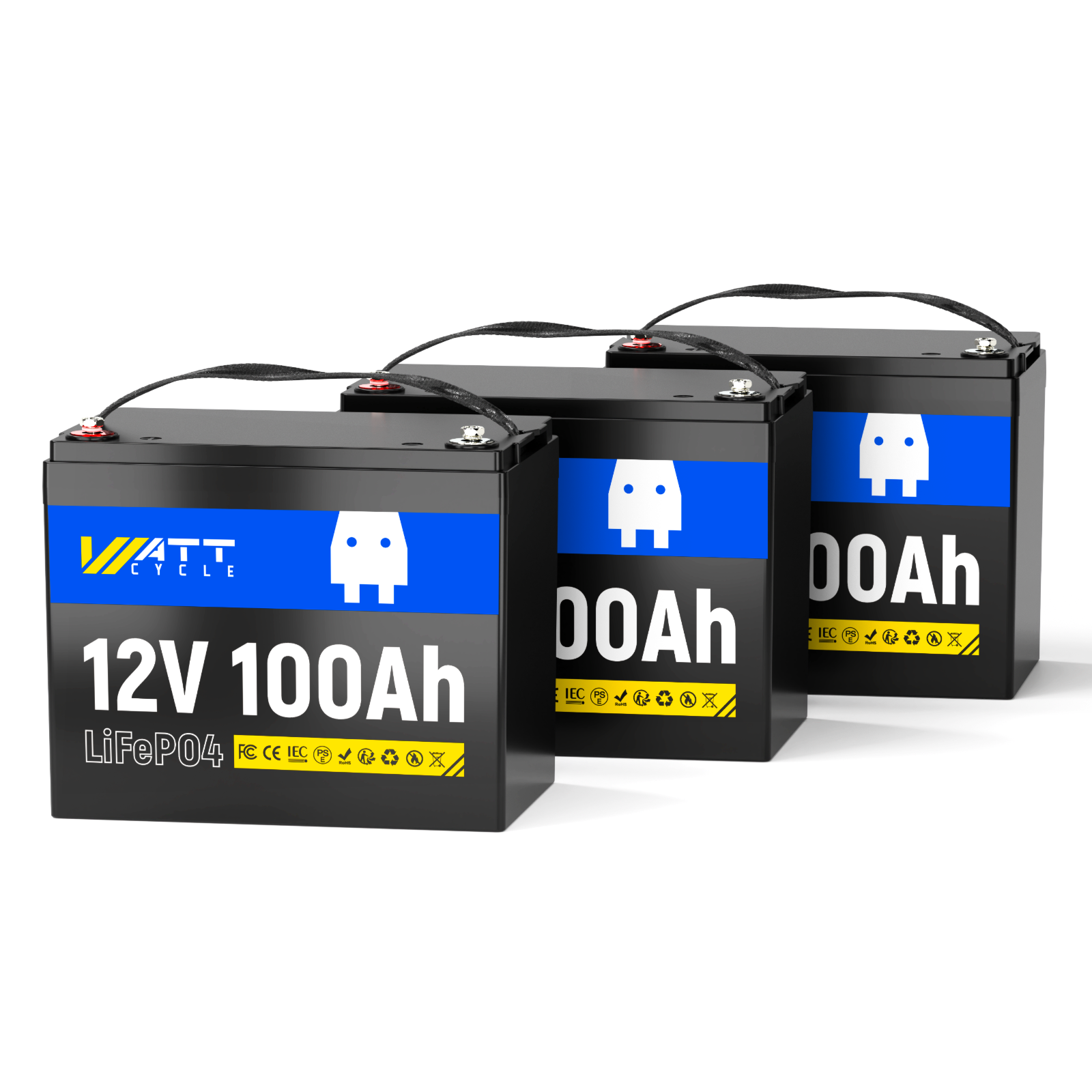 WattCycle-12V-100A-LiFePO4-Battery-3PACK