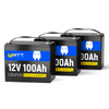 【🎃48H Flash Sale】12V 100Ah LiFePO4 Battery | Group 24 Size | 100A BMS | 1280Wh