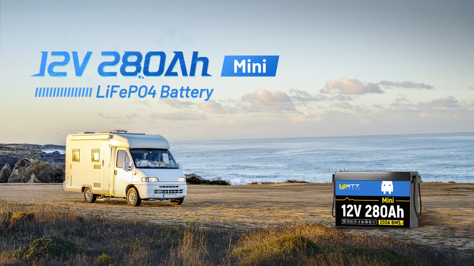 WattCycle_12V_280Ah_LiFePO4_Battery_RV_Application_1