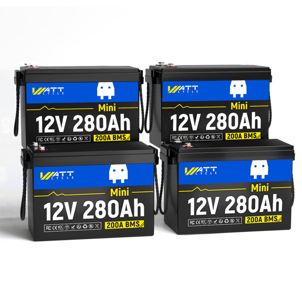 【20 Business Days Pre Sale】WattCycle 12V 280Ah Mini LiFePO4 Battery