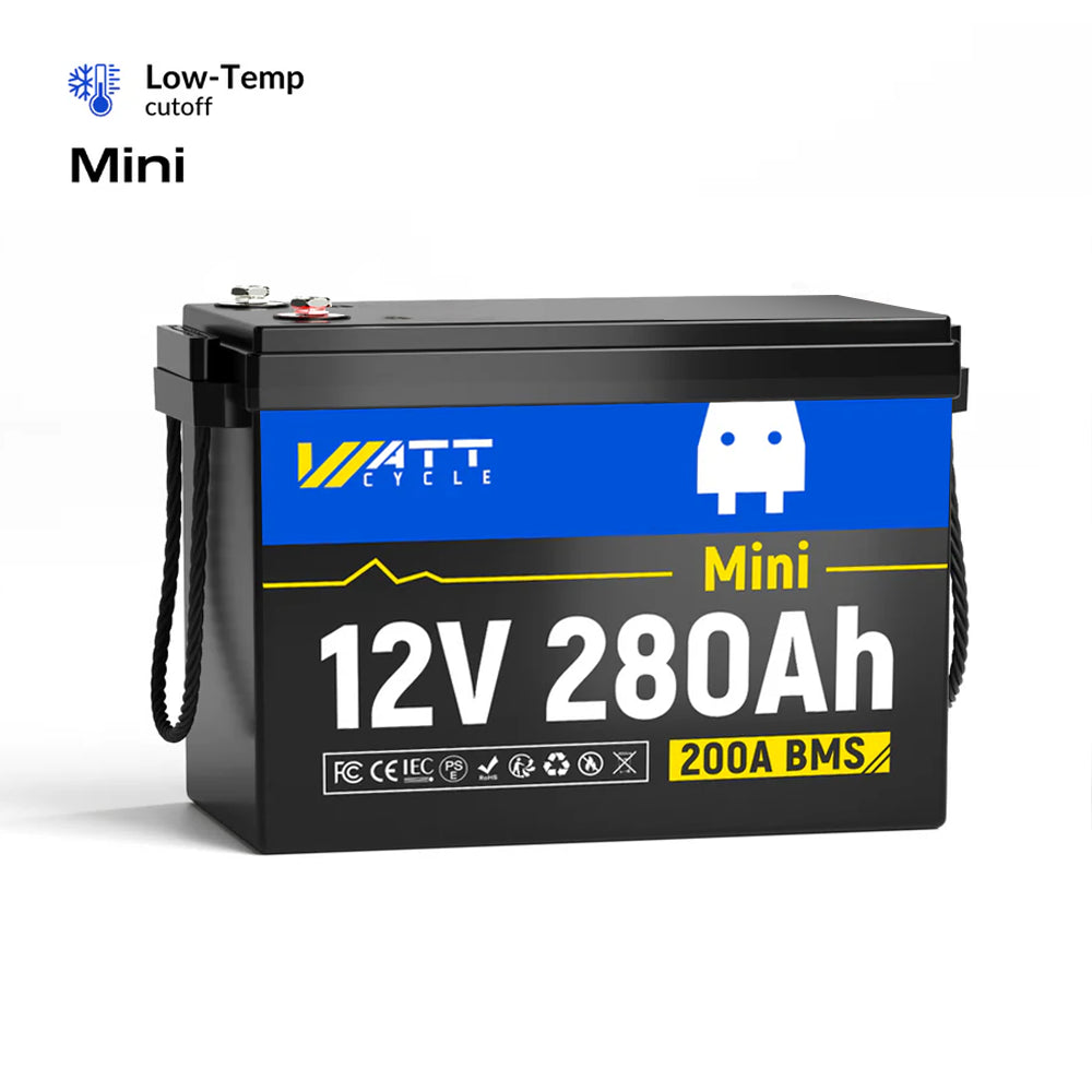 【20 Business Days Pre Sale】WattCycle 12V 280Ah Mini LiFePO4 Battery