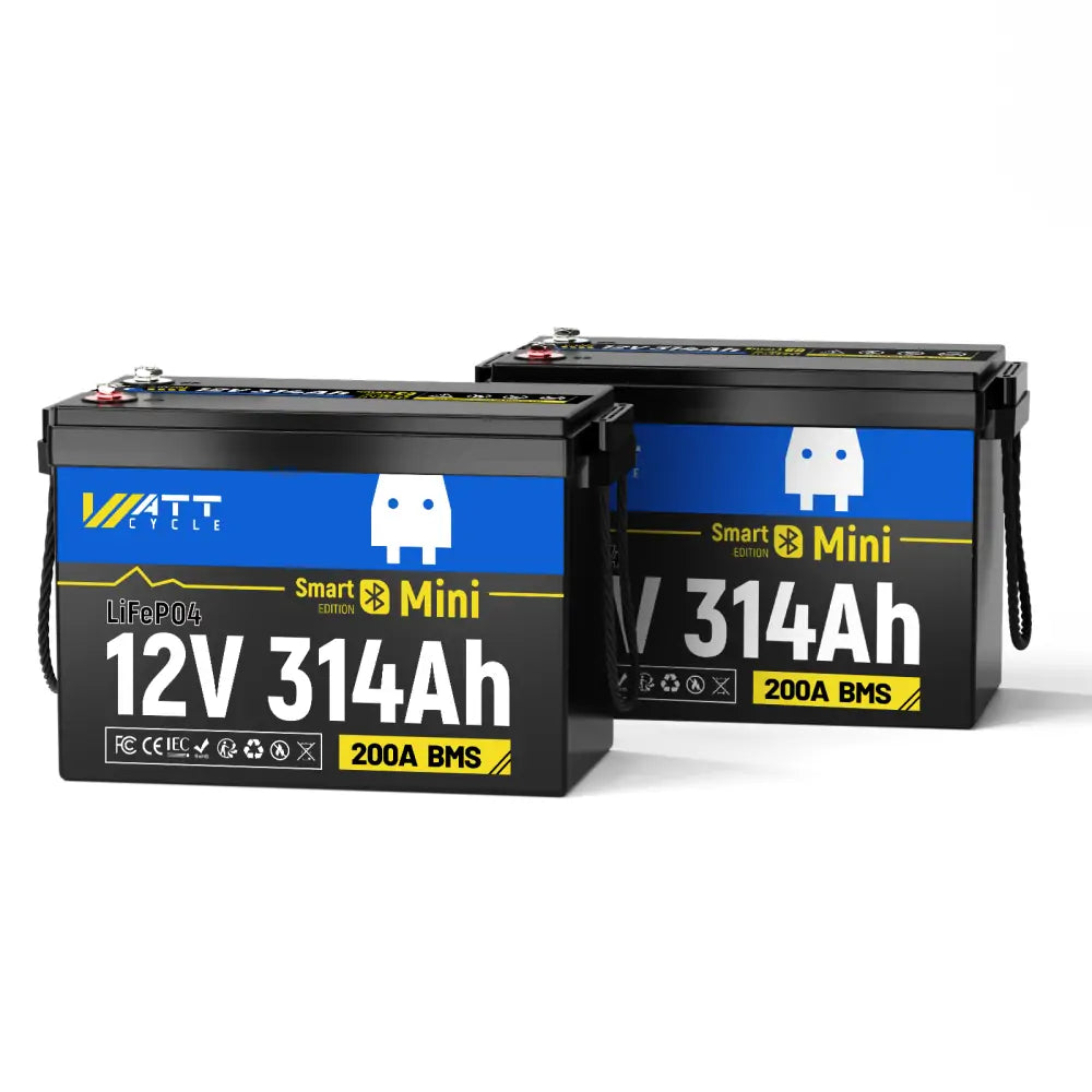 【⏰Prime Day】12V 314Ah LiFePO4 Battery with Bluetooth