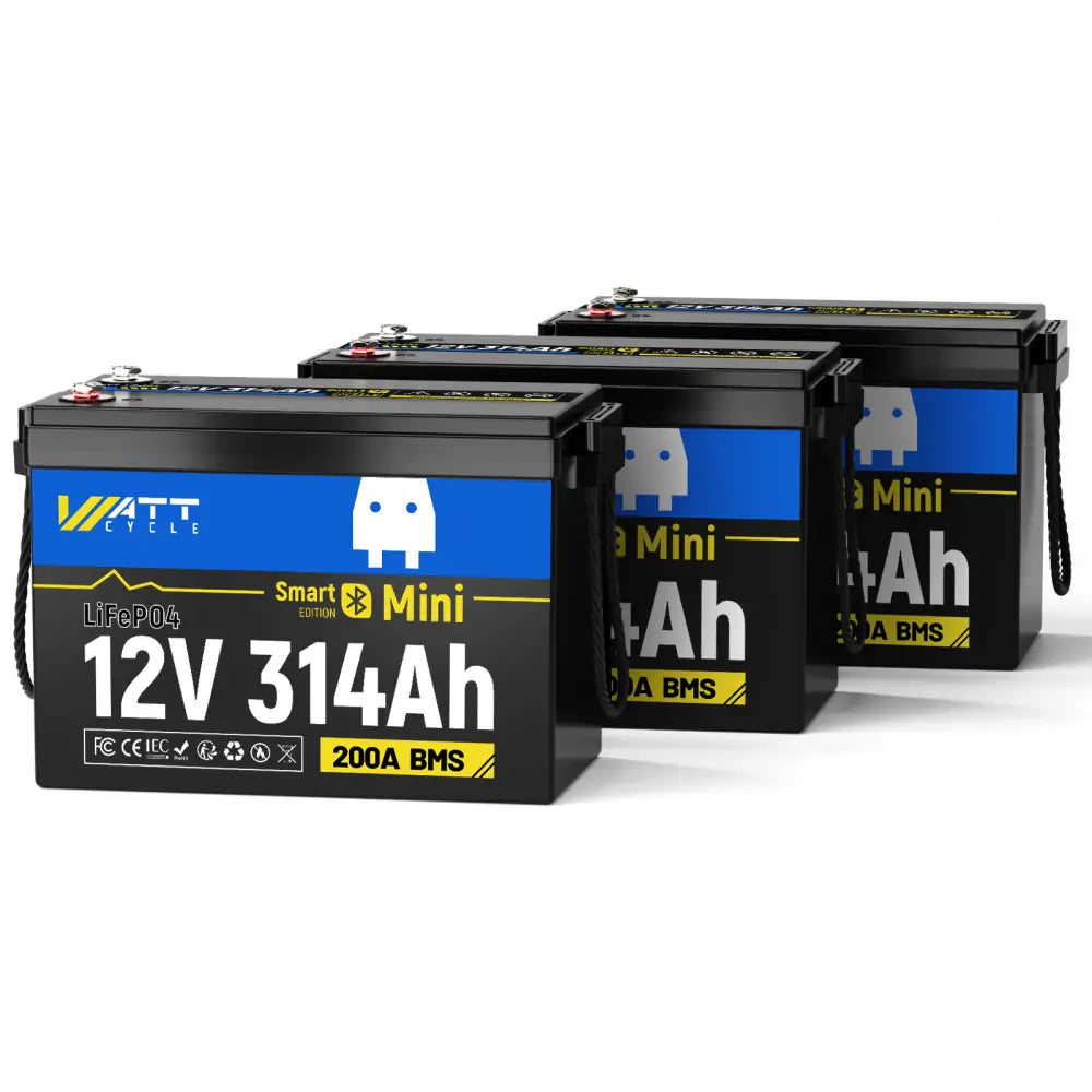 【⏰Prime Day】12V 314Ah LiFePO4 Battery with Bluetooth