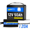 ⚡️New Arrival⚡️ WattCycle 12V 50Ah LiFePO4 Battery for Fish Finder, LiveScope & Kayak Fishing