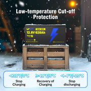 12V 628Ah Bluetooth LiFePO4 Battery | 300A BMS | 8038Wh