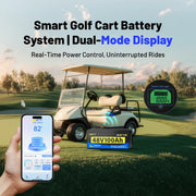 [Moniteur gratuit] Batterie au lithium LiFePO₄ Bluetooth 48V 100Ah pour voiturettes de golf - BMS 200A