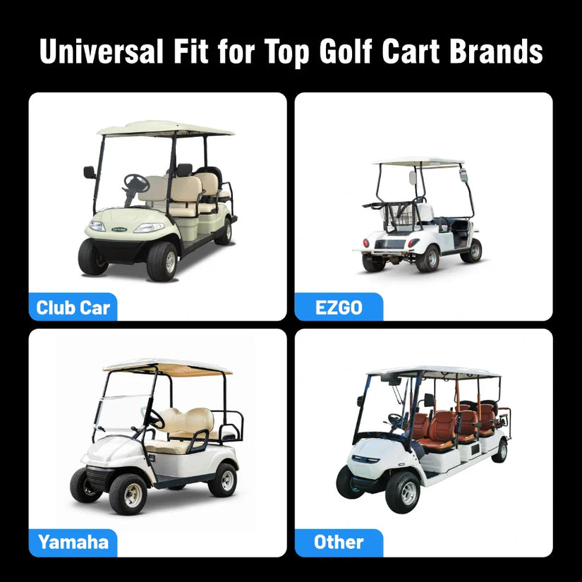 [Moniteur gratuit] Batterie au lithium LiFePO₄ Bluetooth 48V 100Ah pour voiturettes de golf - BMS 200A
