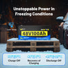 【🎃Halloween Treat】48V 100Ah Golf Cart Bluetooth LiFePO4 Battery | 200A BMS | 5120Wh